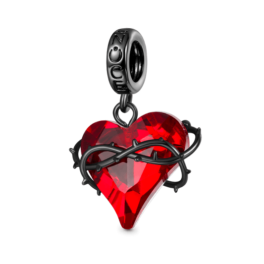 Gnoce Dark Heart of Thorns Pendant Dangle Charm_1