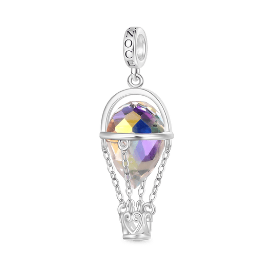 Gnoce Crystal Hot Air Balloon Pendant Dangle Charm_1