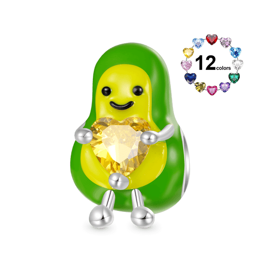Gnoce Fun Avocado Embraces Love Charm_1