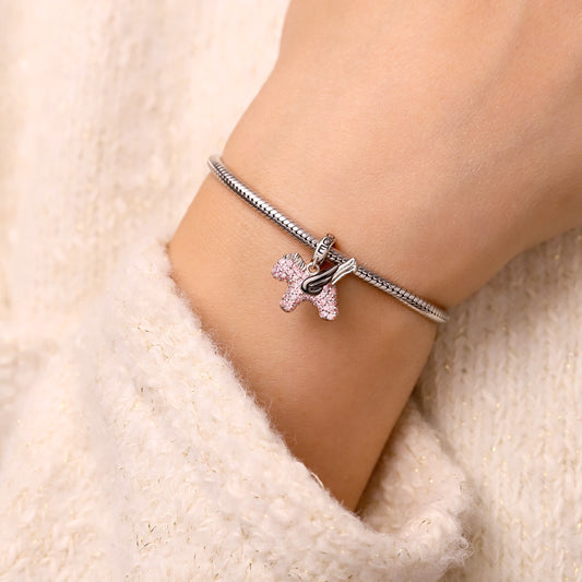 Gnoce Diamond Pave Little Pegasus Pendant Dangle Charm_7