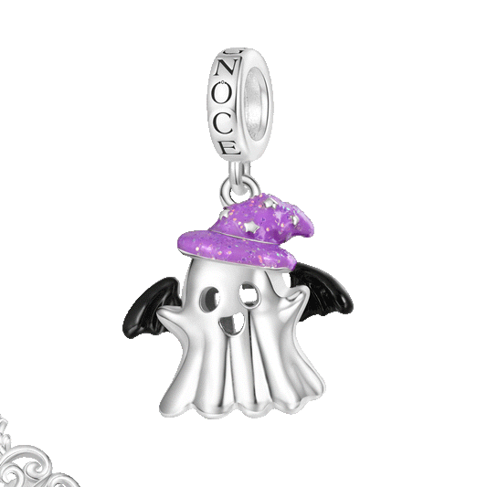 Gnoce Halloween Ghost Led Light-up Wireless Pendant Dangle Charm_1