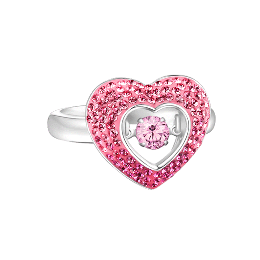 Gnoce Sparkling Pavé Heart Dancing Ring_1