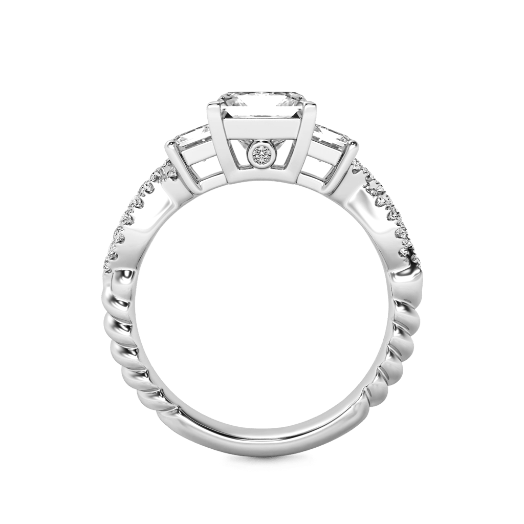 Gnoce Crystal White Three-stone Engagement Ring_4