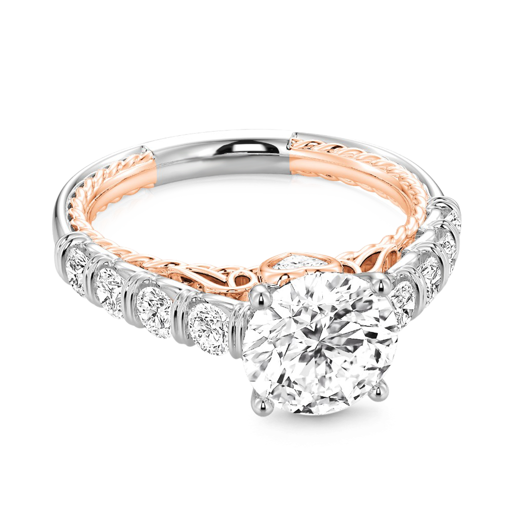 Gnoce Cable Pave Hola Engagement Ring_4