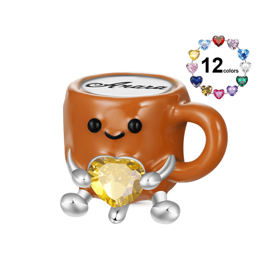 Gnoce Engravable Coffee Cup Embraces Love Charm_1