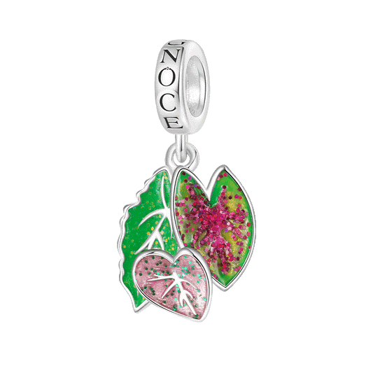 Gnoce Glow-in-the-Dark Begonia Plant Pendant Dangle Charm_1