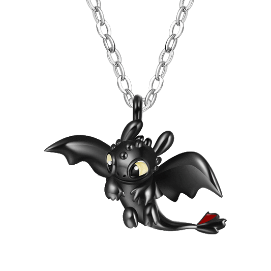 Gnoce How to Train Your Dragon Toothless Flapping Wings Necklace_1