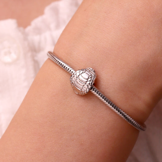 Gnoce Longevity Turtle Shell Engravable Letter Charm_6