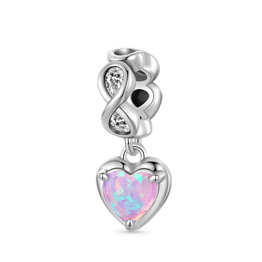 Gnoce Heart of Eternity Opal Pendant Dangle Charm_1