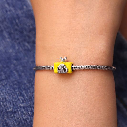 Gnoce Mouse Delicious Cheese House Charm_6