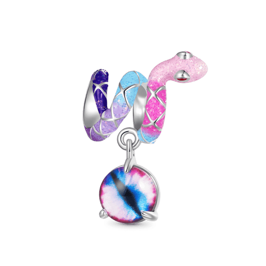 Gnoce Colorful Snake Hanging Devil Eyes Charm_1
