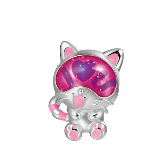 Gnoce Secret Message 'Love U' Cat Glow-in-the-Dark Charm_1