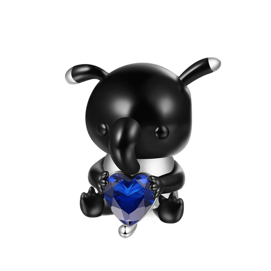 Gnoce Malayan Tapir Embraces Heart Charm_1