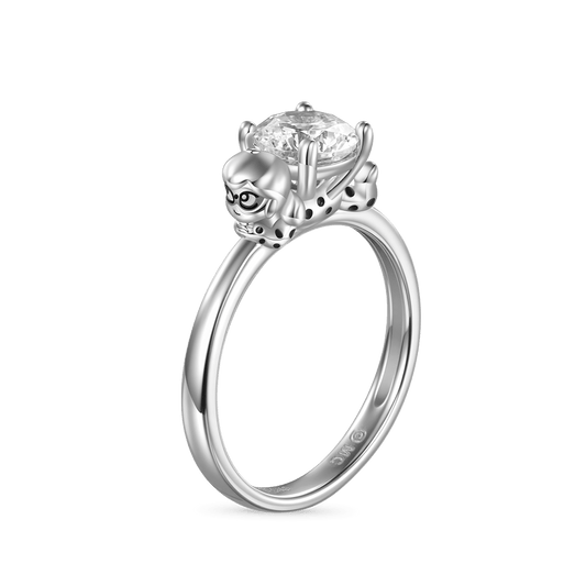 Gnoce Zag Heroez Miraculous - Ladybug White Moissanite Ring_1