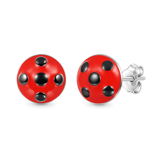 Gnoce Zag Heroez Miraculous - Ladybug Stud Earrings_1