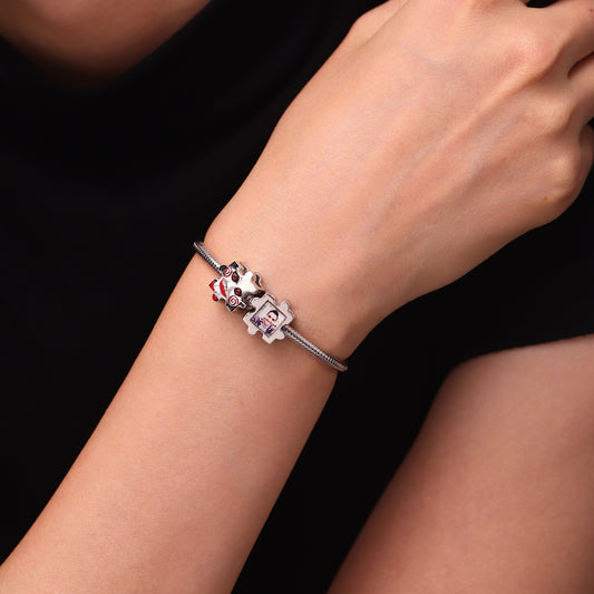 Gnoce Horror Billy the Puppet SAW Engravable Photo Charm_3