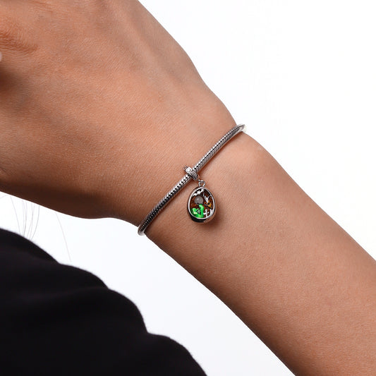 Gnoce Halloween Landscape Egg Glow-in-the-Dark Pendant Dangle Charm_7