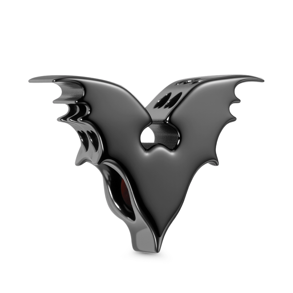 Gnoce Holloween Bat Birthstone Charm_3