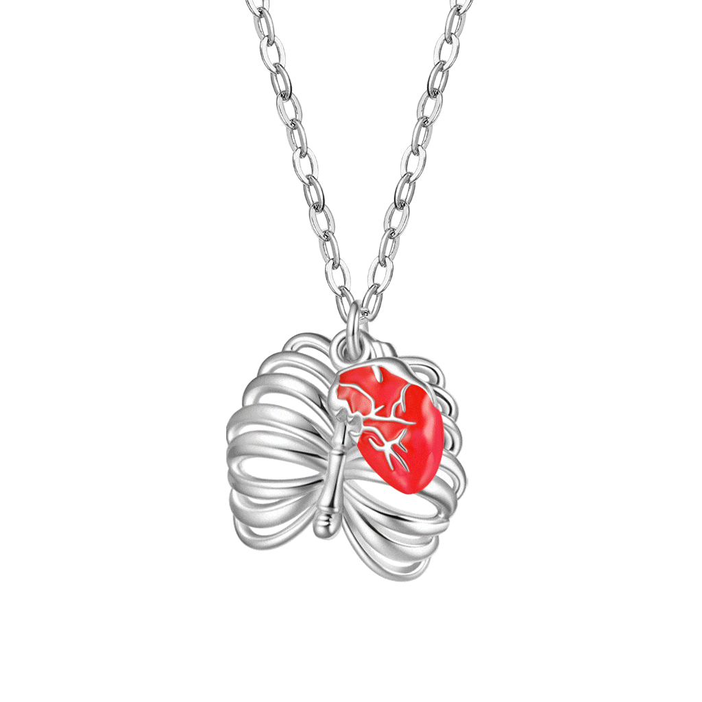 Gnoce Skull Heart Glow-in-the-Dark Necklace_1