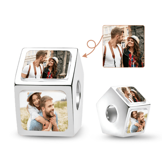 Gnoce Personalized 5 Side Photo Charm_1