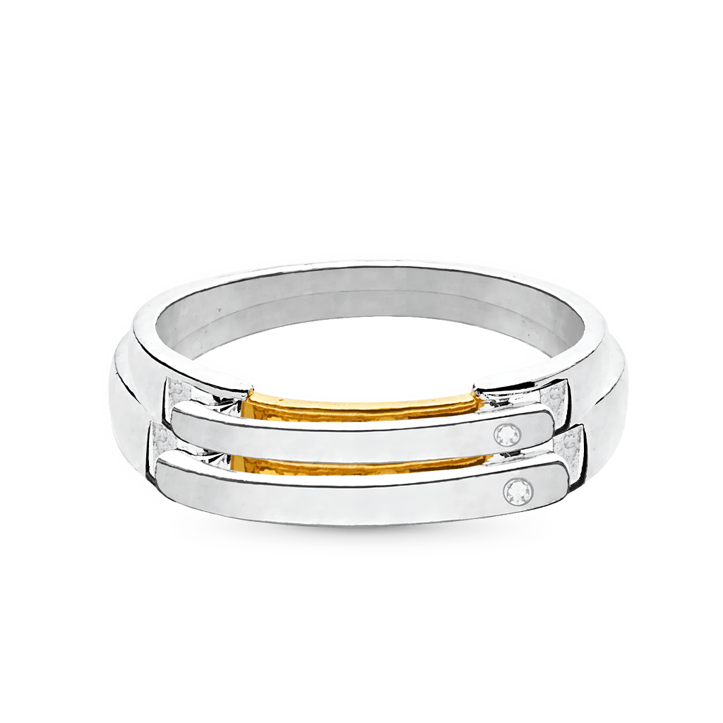 Gnoce Custom Engraved Buckle Couple Rings_3