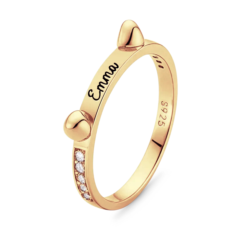 Gnoce Personalized Cute Pet Ring_1
