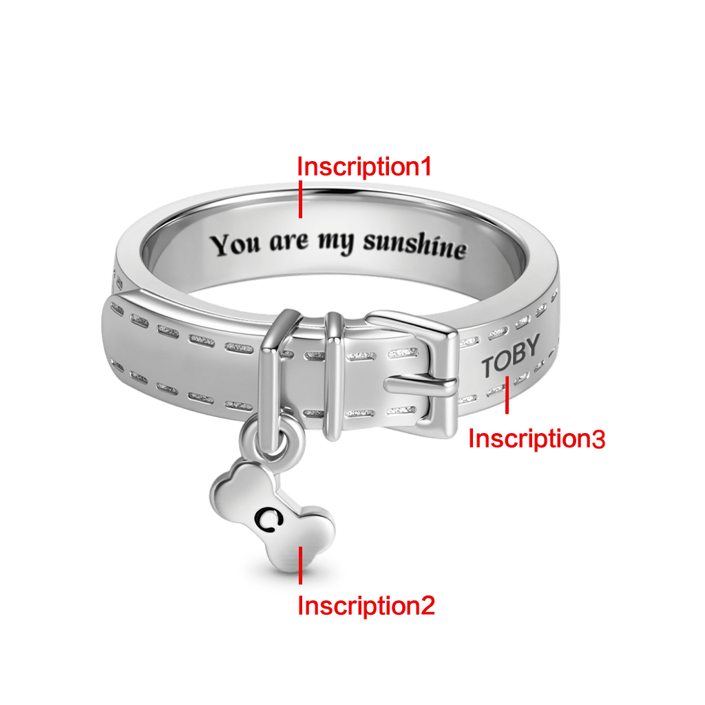 Gnoce Personalized Pet Collar Ring_2