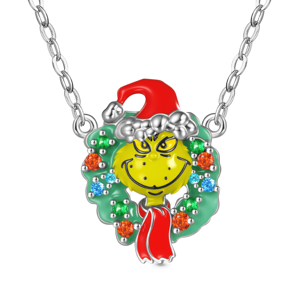 Gnoce Grinch Pendant Necklace_1