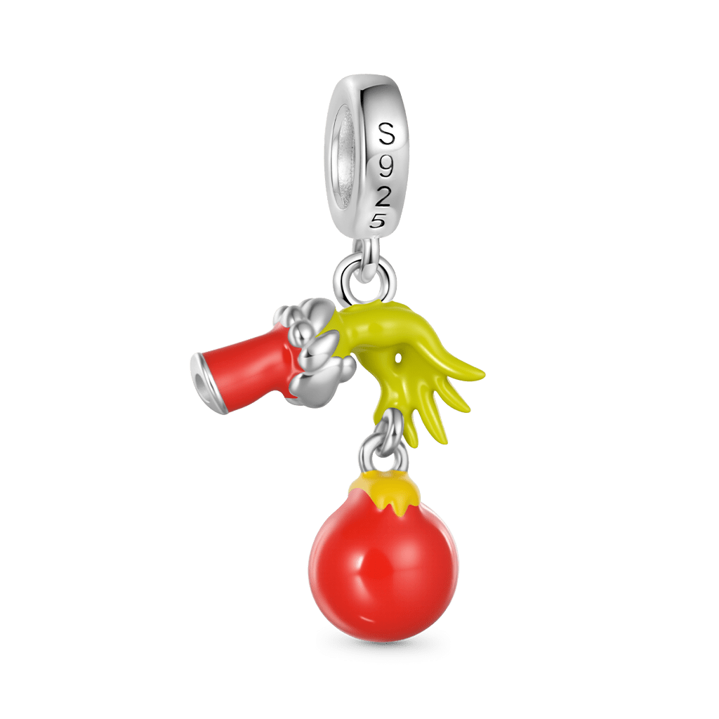 Gnoce Grinch Christmas Ball Pendant Dangle Charm_2