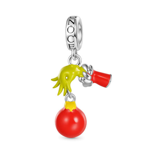 Gnoce Grinch Christmas Ball Pendant Dangle Charm_1