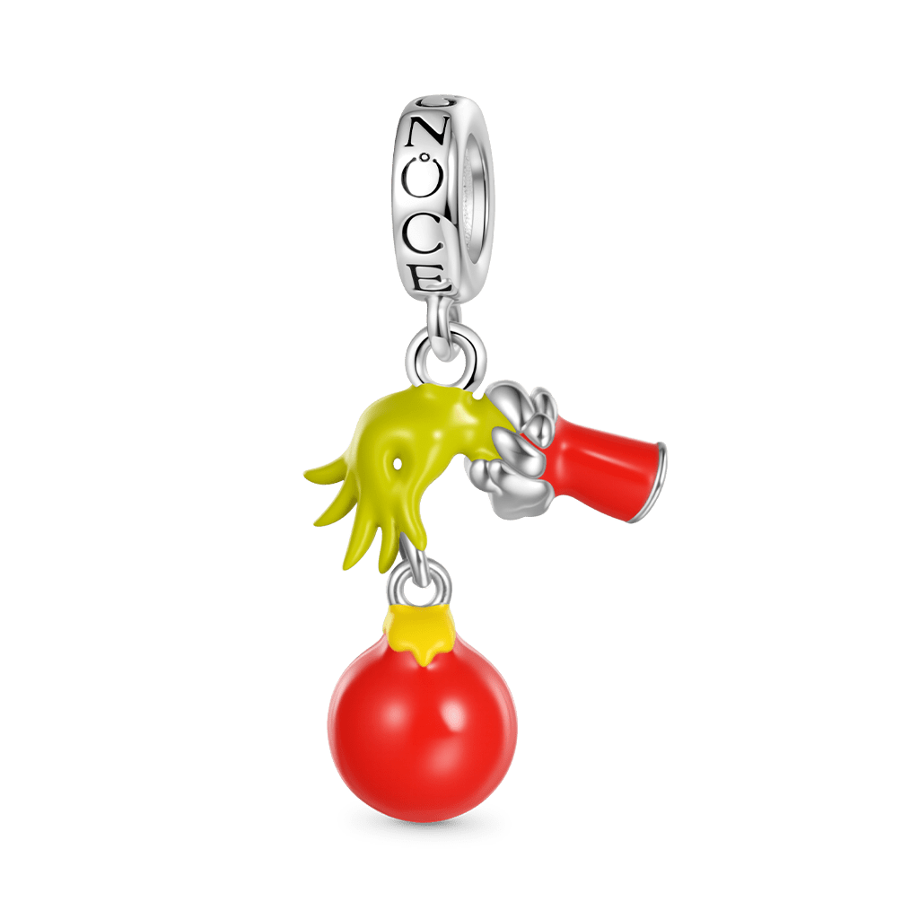 Gnoce Grinch Christmas Ball Pendant Dangle Charm_1