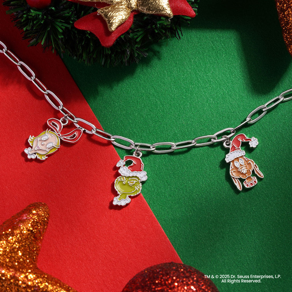 Gnoce Grinch Cindy-Lou & Max Chain Bracelet_3