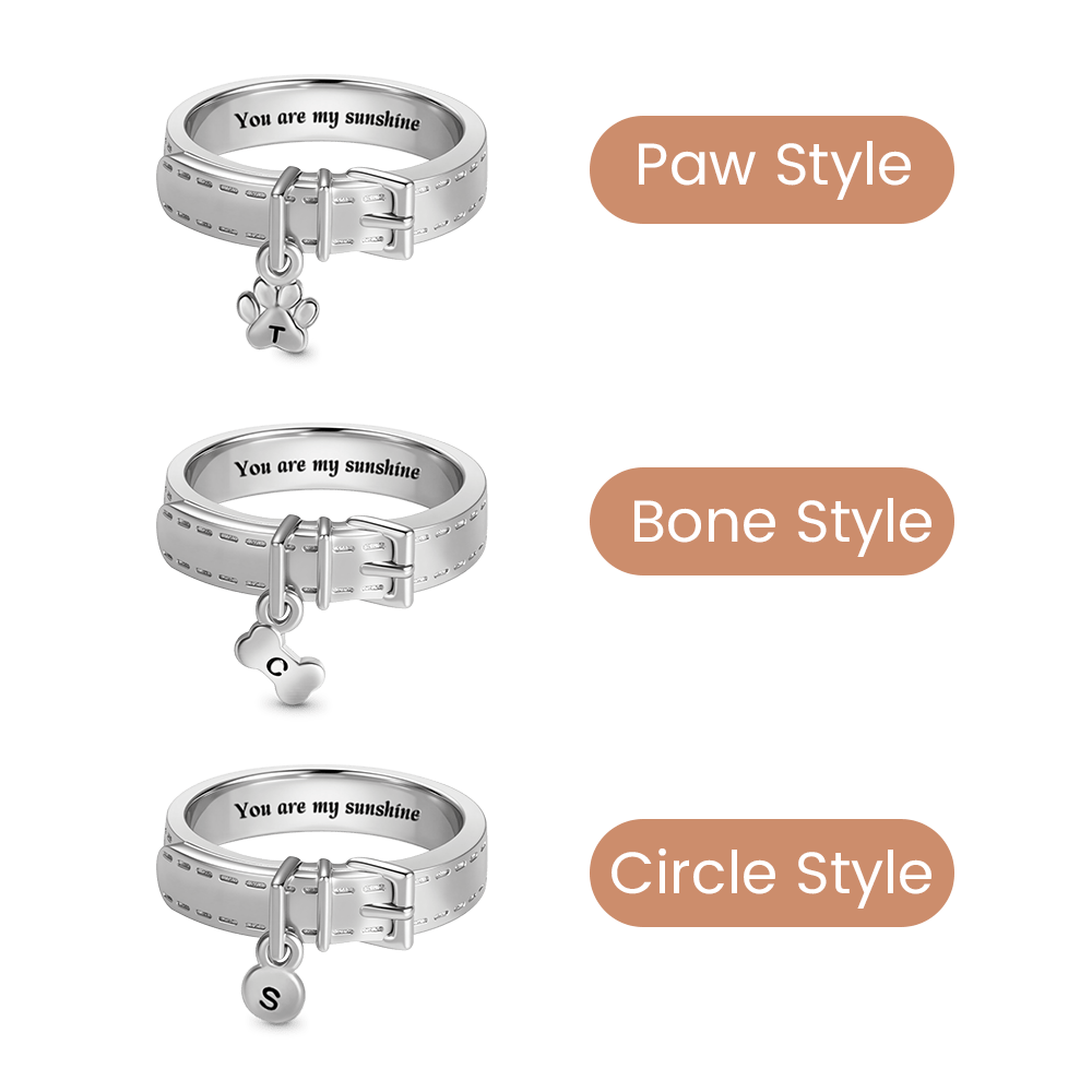 Gnoce Personalized Pet Collar Ring_3