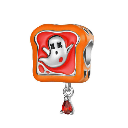 Gnoce Halloween Ghost Toast Glow-in-the-Dark Charm_1