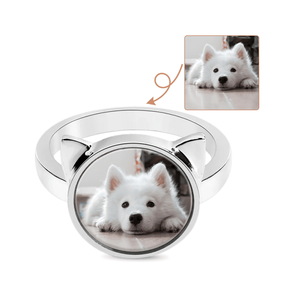 Gnoce Pet Lover Personalized Photo Ring_2