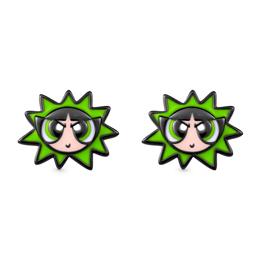 Gnoce The Powerpuff Girls Bubbles Stud Earrings_1
