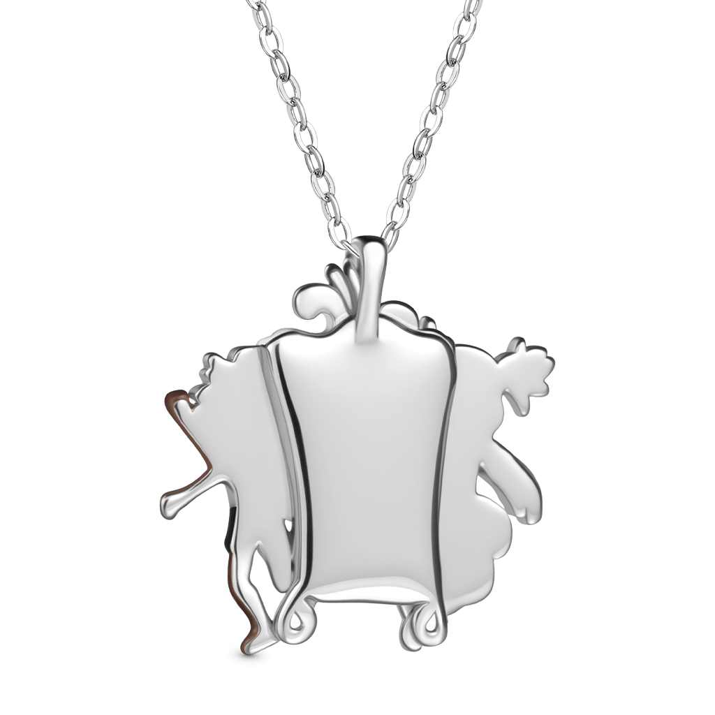 Gnoce Little Nightmares Badge Mirror Necklace_3