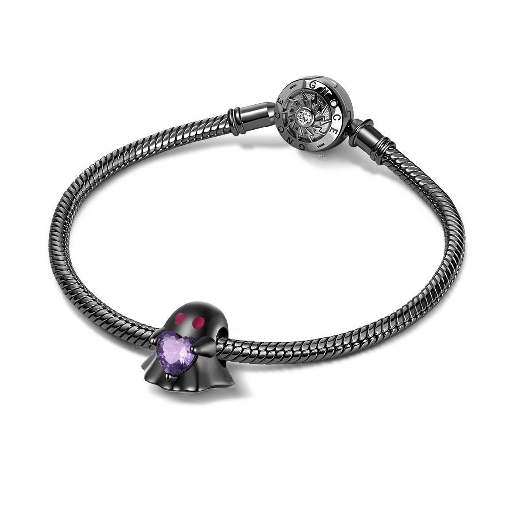 Gnoce Halloween Ghost Embrace Love Heart Charm_3