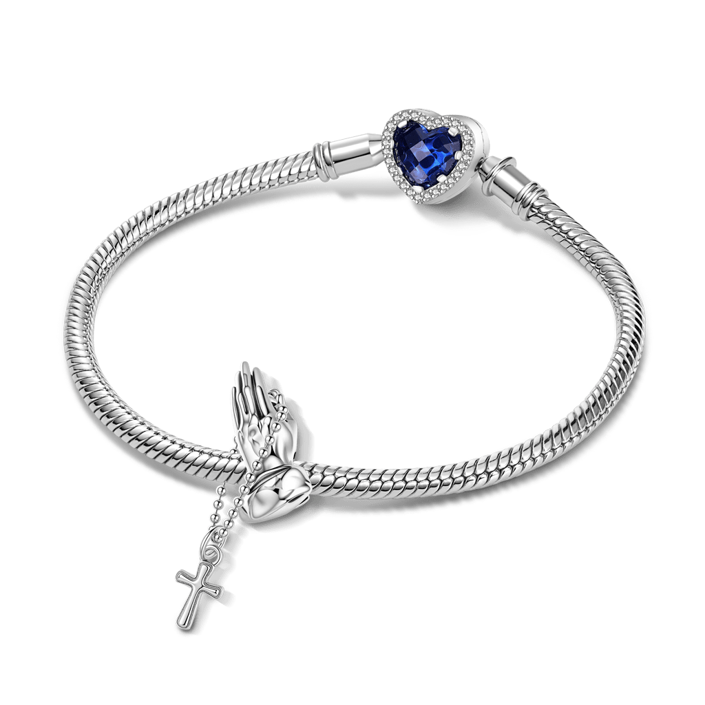 Gnoce Praying Hands with Cross Faith Charm_3