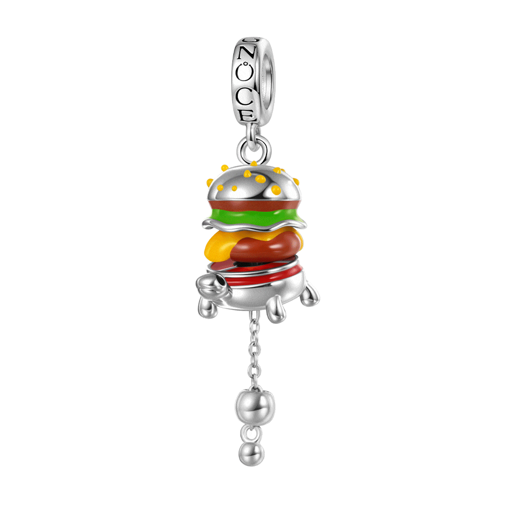 Gnoce Hamburger Turtle Pendant Dangle Charm_1