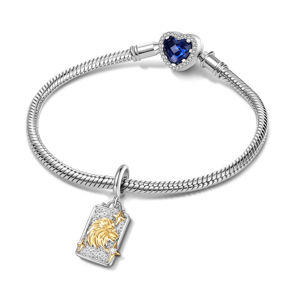 Gnoce Constellation Leo Pendant Dangle Charm_3