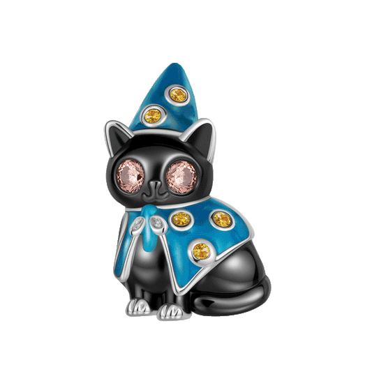Gnoce Wizard Cat Glow-in-the-Dark Charm_1