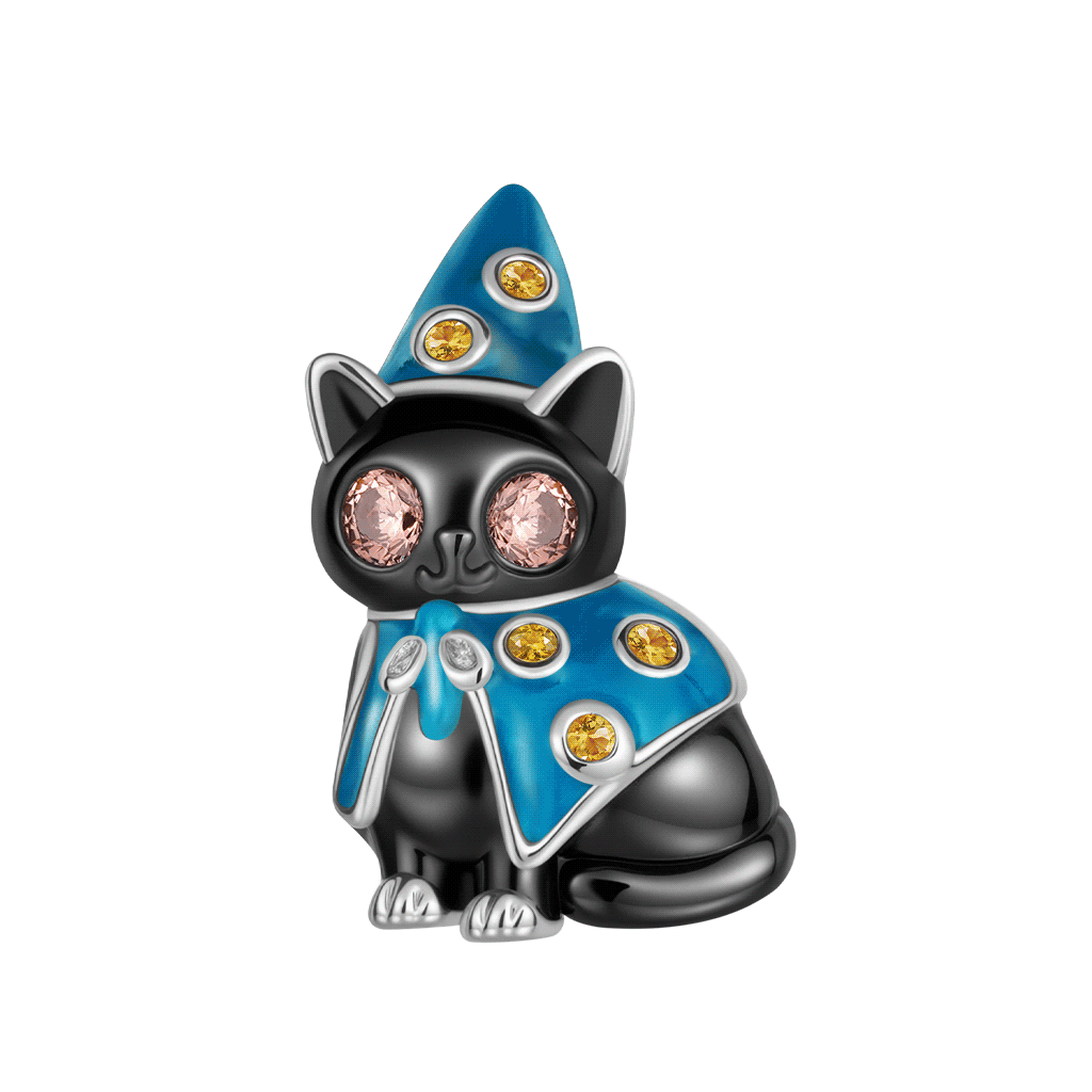 Gnoce Wizard Cat Glow-in-the-Dark Charm_1