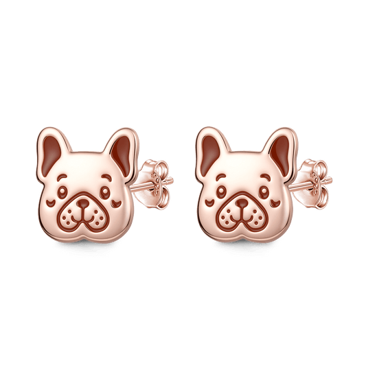 Gnoce Bulldog Stud Earrings_1