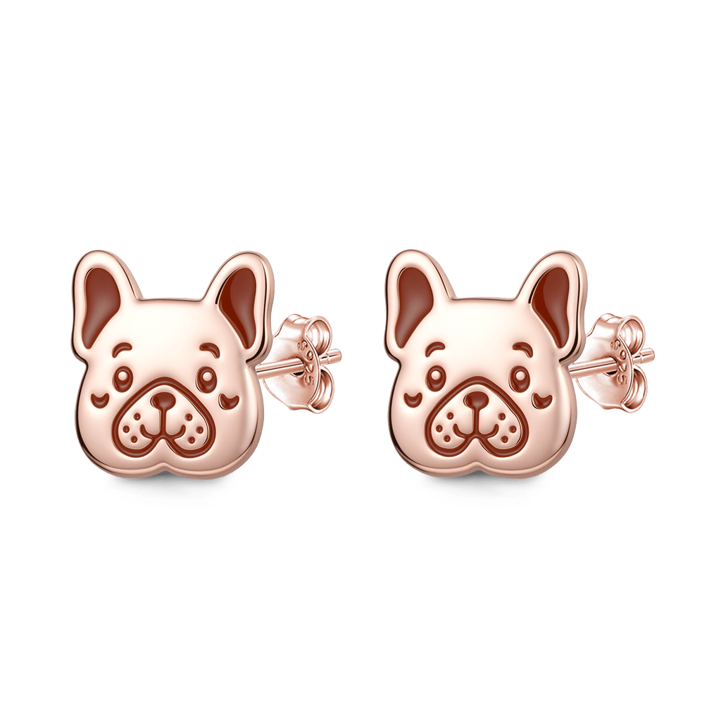 Gnoce Bulldog Stud Earrings_1