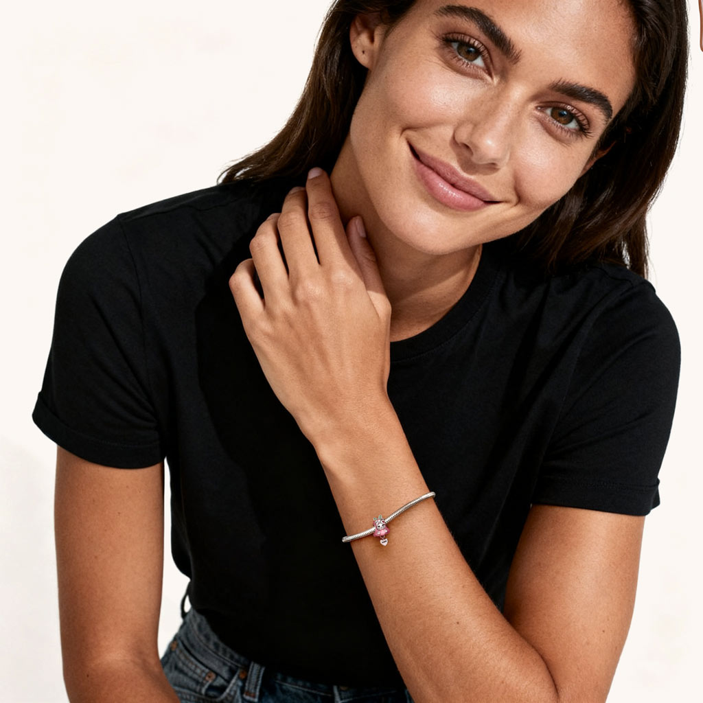 Gnoce Glow-in-the-Dark Christmas Cat Bell Engravable Charm_4