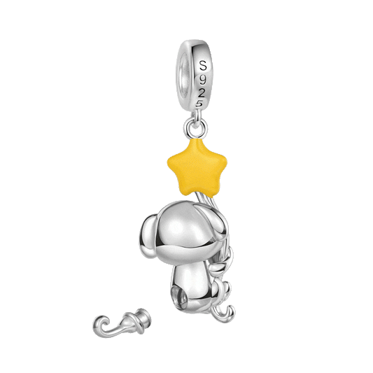 Gnoce Dog Memorial Urn Ashes Glow-in-the-Dark Pendant Dangle Charm_6