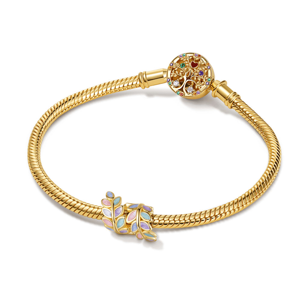 Gnoce Colorful Autumn Leaf Charm_3