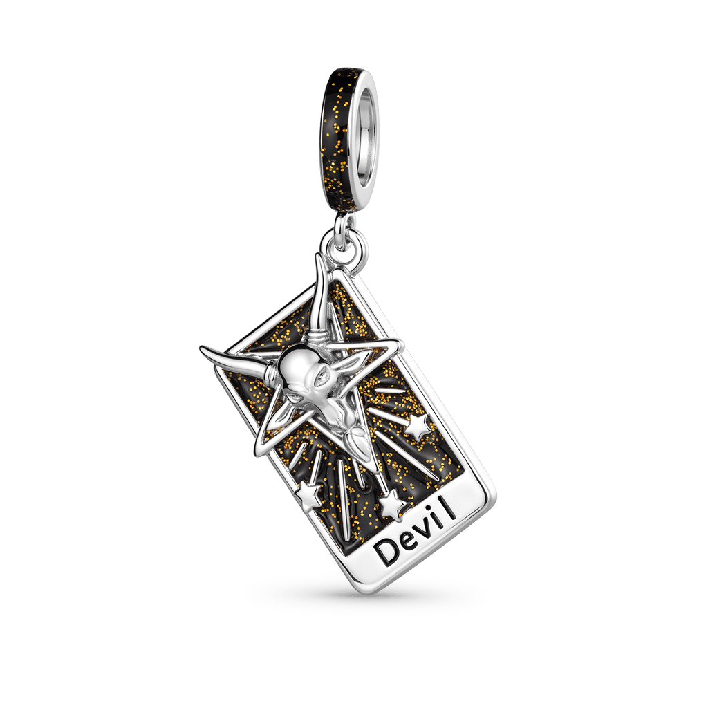 Gnoce Tarot Devil Card Pendant Dangle Charm_1