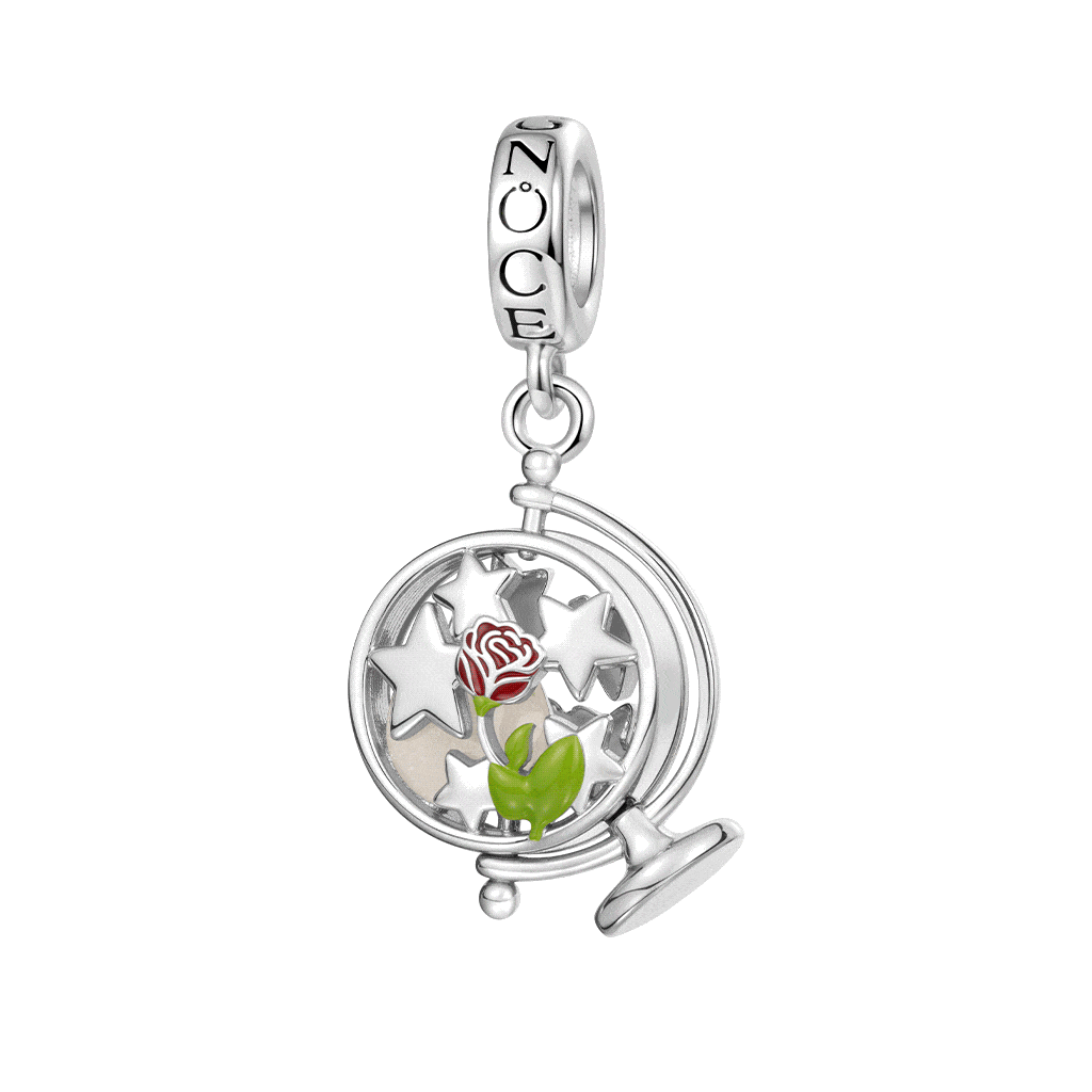 Gnoce Little Boy Globe Glow-in-the-Dark Pendant Dangle Charm_1